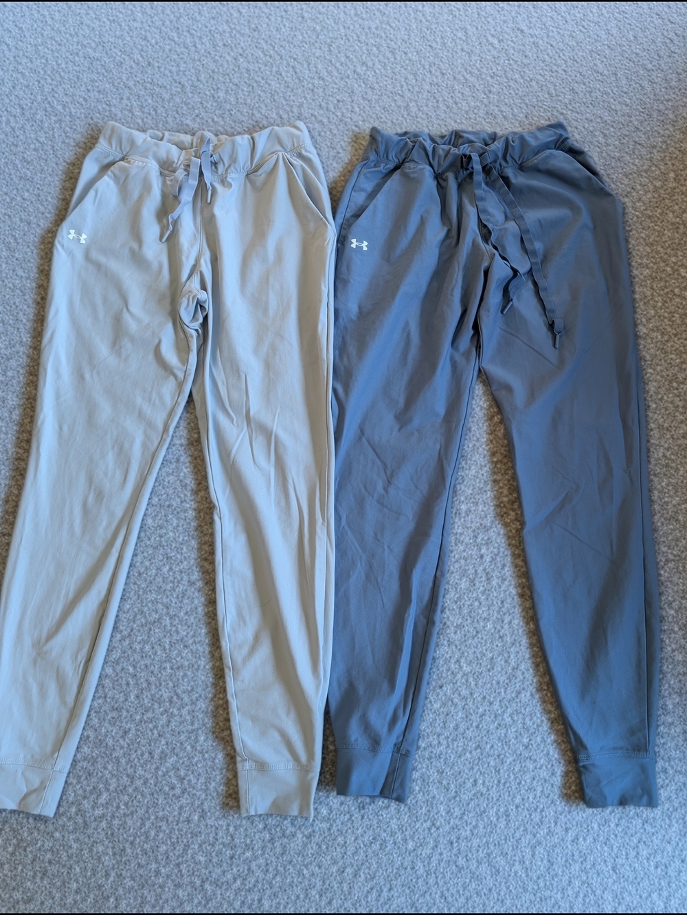 Under Armour Women's  XS Jogger Pants - Light Gray and Slate Blue